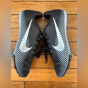 Nike Zoom Rival Racing Track spike Athletic Shoes in Black and Purple unisex 6.5